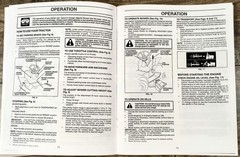 Craftsman 917.259556 Lawn Mower Garden Tractor Owners Operators Parts Manual