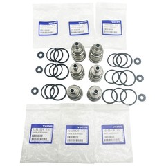For Volvo D13 D11 D16 6PCS Fuel Injector Sleeve Cup Set 21515329 21401136