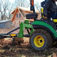 3 Point Quick Hitch for Cat 1 & 2 Tractors W/ 2″ Receiver Hitch 3000 LB Steel