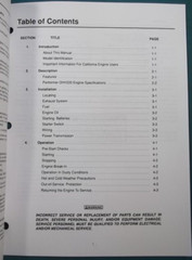 BOBCAT 250 WELDER GENERATOR OPERATOR OPERATION & MAINTENANCE MANUAL BOOK SET
