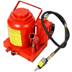 50 Ton（1000,000LBS） Air Hydraulic Bottle Jack w/ Pneumatic & Manual Hand Pump