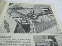 Allis chalmers, Model C self propelled Gleaner Baldwin, operating repair manual