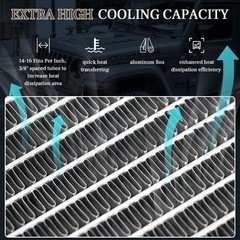 Bobcat 430/430D/435/435G/435D US 3 Row Aluminum Excavator Radiator ( 6679831 )