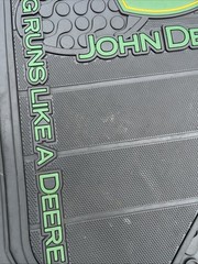 John Deere Floor Mats Plasticolor 2005 Nothing Runs Like A Deere Used