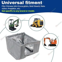Muffler Blanket For Chinese Mini Excavator Skid Steer Rato 420cc Predator Engine