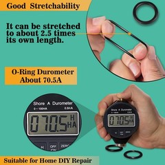 XBVV 1540 Pcs 32 Size O-Rings Kit Nitrile Rubber O Ring Assortment with Black