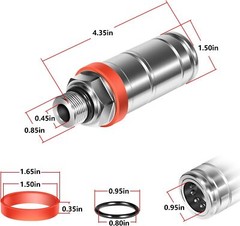 Hydraulic Female Quick Coupler for John Deere 5078E 5080R 5080RN 5085E 6010 6020