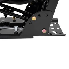Black Universal Tractor Suspension Seat For Massey Ferguson Ford / New Holland