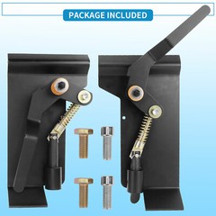 1/4″ 5/16″ 3/8″ 1/2″ Skid Steer Loader Mount Plate Bucket Quick Tach Attachment