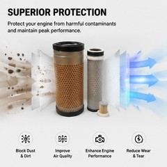 Genuine High Quality Complete Filter Service Kit for Kubota RTV-X1140 NEW1YT