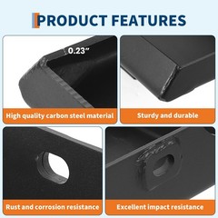 Mini Skid Steer Attachment Plate w/2″ Receiver for Ramrod Toro Dingo Ditch Witch