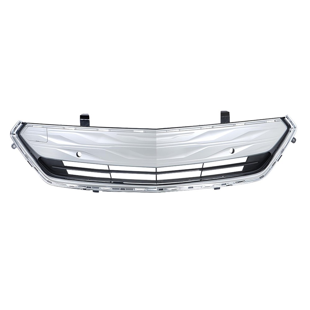 Front Bumper Lower Grille w/Holes Plastic Volt Premier 2016-2019 Silvery Black