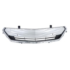 Front Bumper Lower Grille w/Holes Plastic Volt Premier 2016-2019 Silvery Black