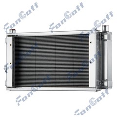 4Row Radiator FOR Bobcat S300 T320 S250 S220 T300 A300 S330 T250 6737650 fongoff