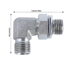 M14x1.5 Din 90° Male To Male For Chinese Mini Excavator And Attachments Fitting