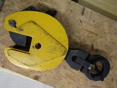 1 – Model CD 10 Ton Vertical Locking Lifting Plate Clamp 20,000 LBS Capacity New