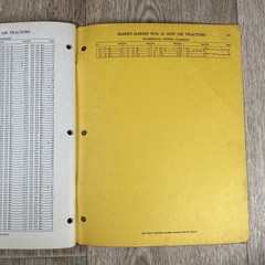 Old Massey-Harris 30 & 30K Tractors Repair Parts Book