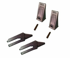 2 – Mini Excavator, 156 Series, Bolt On Shank, Bucket Teeth & Pins – 6808770