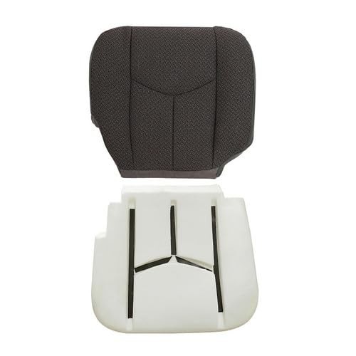Driver Bottom Cloth Seat Cover Gray Foam 03-07 Silverado Sierra 1500 2500 3500