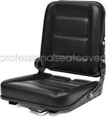 Universal Forklift Seat Lawn Mower Tractor Seat Adjustable Back Mower Excavator