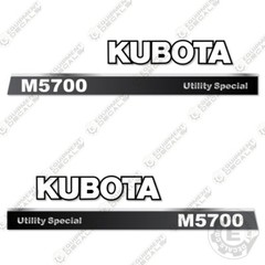 Fits Kubota M5700 Decal Kit Tractor Decals (Utility Special) – 7 YEAR 3M VINYL!