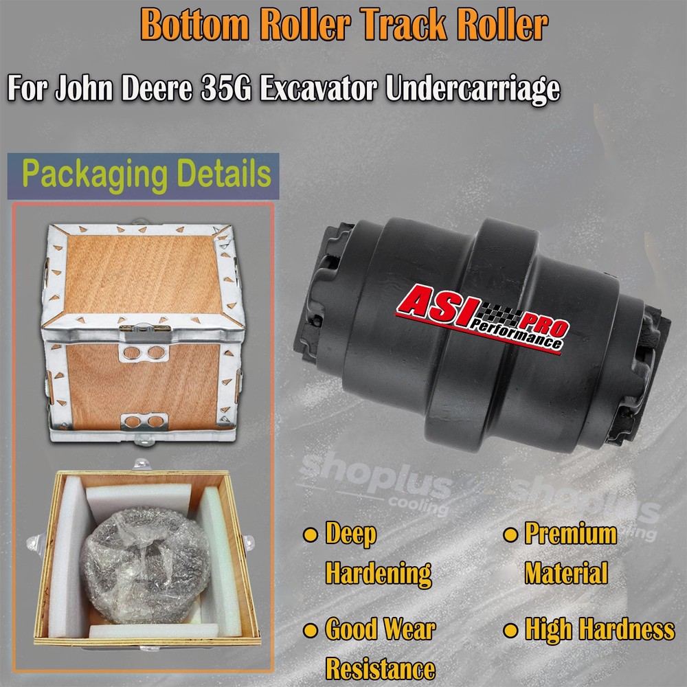 Bottom Roller Track Roller For fits John Deere 35G Excavator Undercarriage