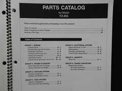NORTHERN LIGHTS 484 NL484 DIESEL GENERATOR LUGGER PARTS MANUAL CATALOG MINTY