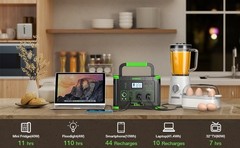 500W 519Wh Portable Power Station Solar Charger Generator Supply Home Back Up