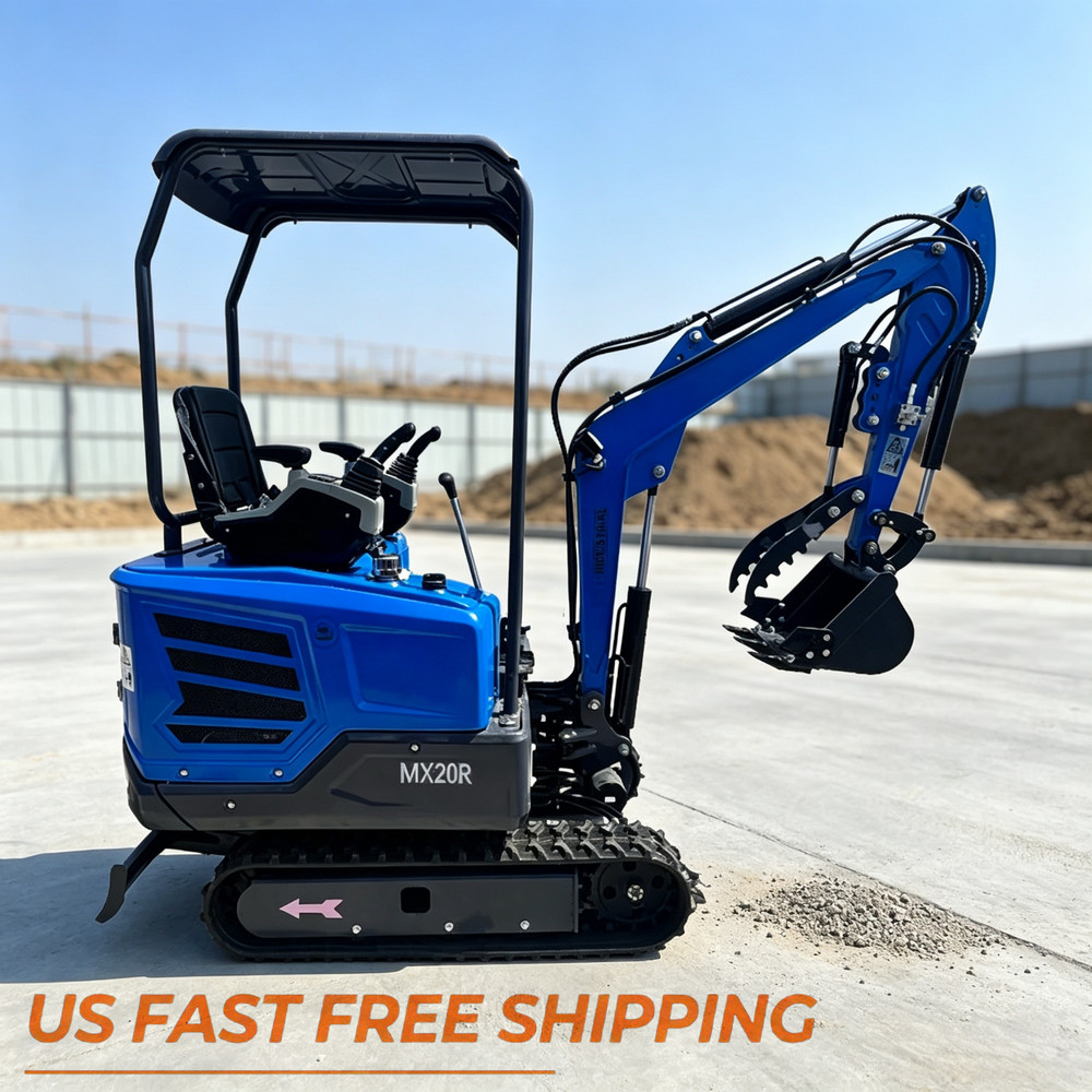 MX20R 1.2T Mini Excavator 23HP Rato Engine Pilot Control Hydraulic Thumb Digger