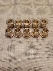 (10) 1/4″ ID x 3/8″ OD STEEL STANDOFF SPACER SPACERS BUSHINGS Coated Anodized