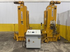 (4) 20 TON (160,000 LBS TOTAL) RAILQUIP / NEUERO HEAVY DUTY MOBILE VERTICAL LIFT