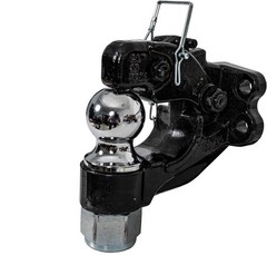 15 Ton Combo Trailer Hitch 2-5/16 Ball Pintle Hook 30000lb Forged Steel TowHitch