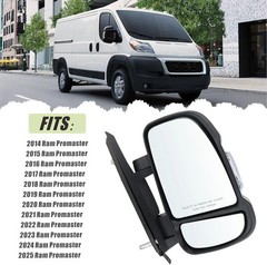 Right Passenger Side Mirror Compatible with 2014-2025 Ram Promaster 1500/2500/3