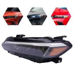 Headlight Assembly For 2022 Honda Civic Halogen w LED DRL Left Driver Side