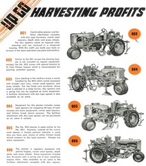 Allis Chalmers A Birds-Eye Model C Cultivator or Front Mounted Planter Brochure