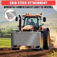 1/4″ 3/8″ 1/2″Skid Steer Mount Plate Adapter Loader Quick Tach Attachment Plate