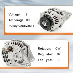 Alternator Compatible with Caterpillar 259D 236D 242D 246D 257D 262D 277D 279…