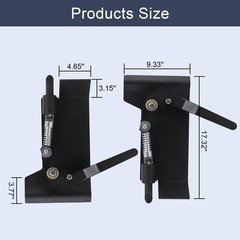 3500lbs Weld On Skid Steer Quick Attach Conversion Adapter Quick Tach Latch Box