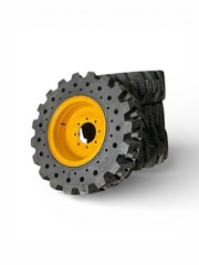 JMA Skid Steer Solid Tire 12×16.5 Flat Proof Heavy Duty Replacement Wheel