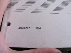 New Holland 86635797 914A Mid-Mount Rear Dis. Direct Drive Mower Operators Man.
