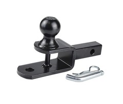 TOPTOW ATV/UTV Trailer Hitch 2-Inch Ball Mount, Clevis Pin, Universal Fit
