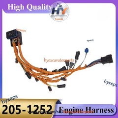 205-1252 Engine Wire Harness for Caterpillar CAT 3126E 3126B 3126 Excavator