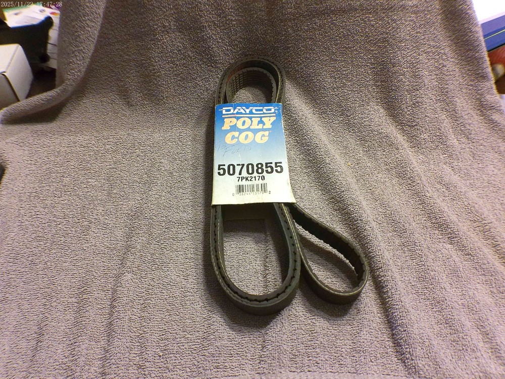 Serpentine Belt Dayco 5070855