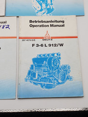 KHD Deutz AG Motor – Lot of 5 Manuals – Catalog, Instruction, Operation, English