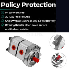 New AGT Two Section Hydraulic Pump for AGT-H15R Mini Excavator PGP51063G3LP