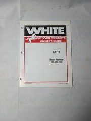 OEM White Outdoor Products (Owner’s Manual) L-12 G738