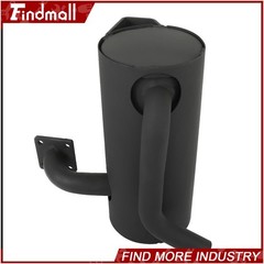 Findmall Black Muffler Silencer 6732282 For Bobcat Loader 463 S70 Kubota Engine