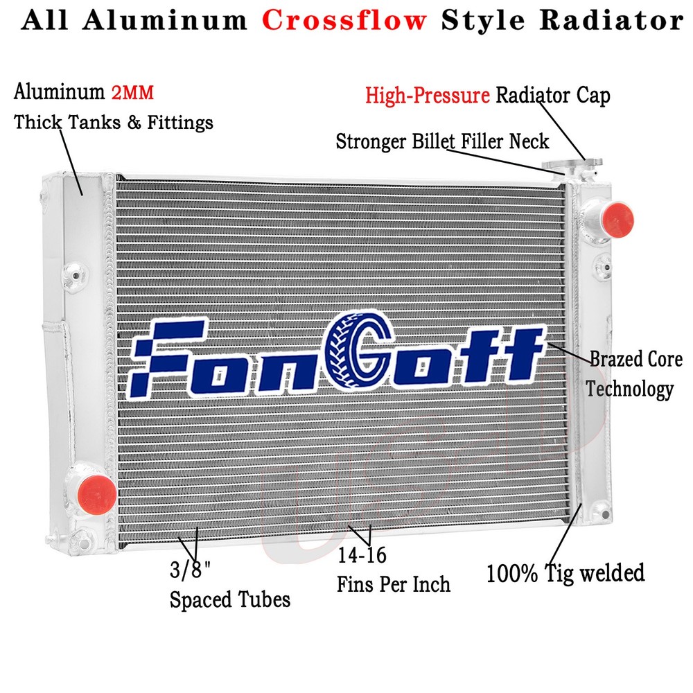 4Row 70mm Aluminum Radiator fit Case New Holland Skidsteer 47946380 /47362351,