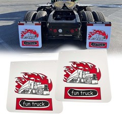 Semi Truck 24×24 Mud Flaps Heavy Duty Polymer Universal Fit