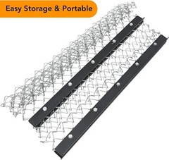 GRAVEE Drag Harrow ATV Lawn Rake 4×3 6×5 ft Chain Field Drag Farm Garden